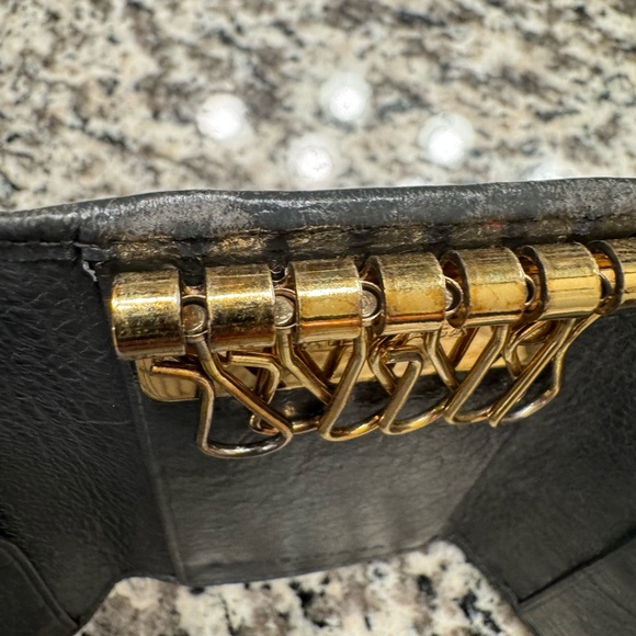 Balenciaga Gray Leather Key Holder with Gold Accents VERY GOOD!!! - Picture 10 of 10